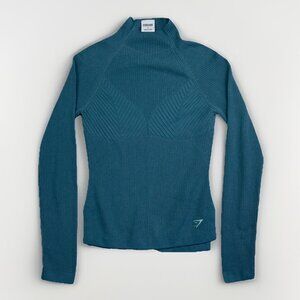 Gymshark Ocean Blue Long Sleeve Tee